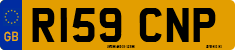 License plate of the United Kingdom, 1983 year system