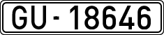 License plates of Spain, 1900 year series