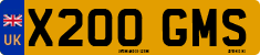 License plate of the United Kingdom, 1983 year system
