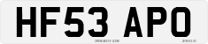 License plate of the United Kingdom, 2001 year system