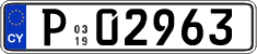 License plate of Cyprus, Trailers