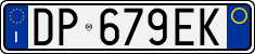 License plate of Italy, Cars (1994 year series)