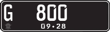 License plate of Indonesia, Regular plates