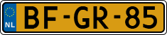 License plate of the Netherlands, Heavy Commercial Vehicles (1994 system)