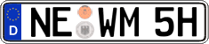 German license plate, Plates for oldtimers (type 