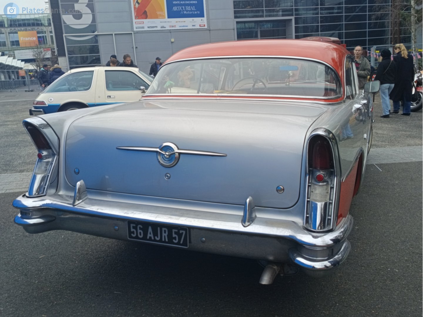 56 AJR 57, Buick Century 2nd gen (Riviera) 4-door Hardtop (63; B-body), 2nd facelift, 1955–1956