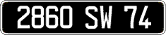 French license plate, FNI