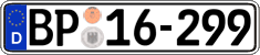 German license plate, Authorities and federal agencies