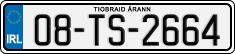 License plate of Ireland, Regular plates