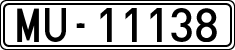 License plates of Spain, 1900 year series