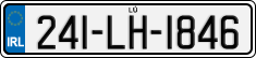License plate of Ireland, Regular plates