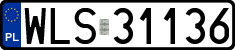 License plates of Poland, Regular car plates