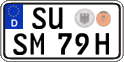 German license plate, Plates for oldtimers (type 