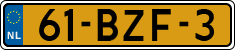 License plate of the Netherlands, Heavy Commercial Vehicles (1994 system)