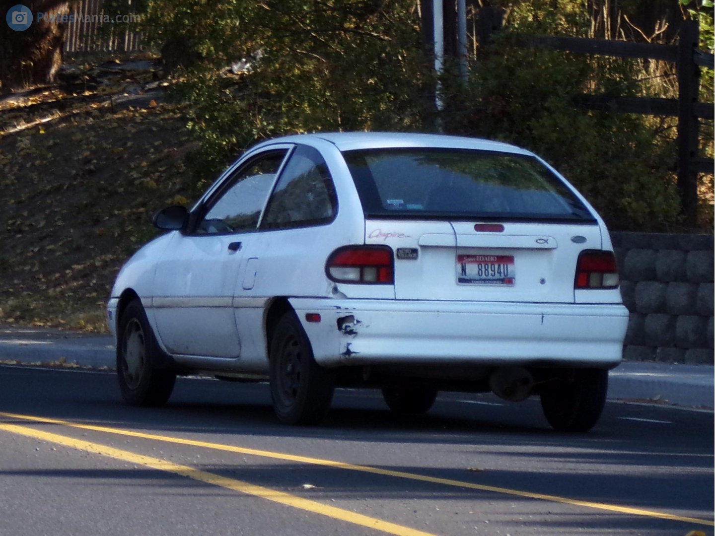 N 8894U, Ford Aspire 1st gen 3-door Hatch (BT57), 1993–1996
