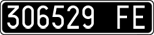 License plate of Italy, Cars (1927 year series)