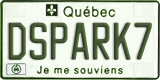 Quebec, Vanity Plates