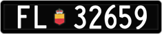 License plate of Liechtenstein, Cars