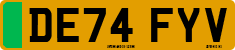 License plate of the United Kingdom, 2001 year system