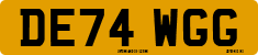 License plate of the United Kingdom, 2001 year system