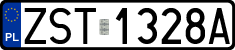 License plates of Poland, Regular car plates