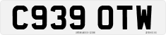 License plate of the United Kingdom, 1983 year system