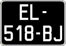 French license plate, SIV (oldtimers)