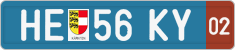 License plate of Austria, Provisional