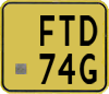 License plate of the Netherlands, Mopeds