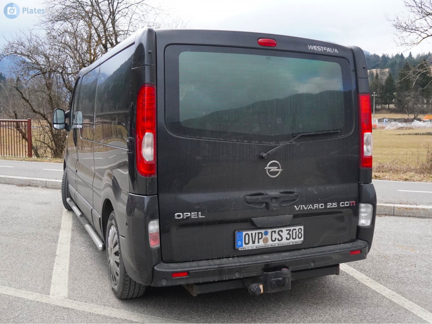 OVP CS 308, Opel Vivaro 1st gen Van (A; X83), 2001–2014
