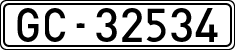 License plates of Spain, 1900 year series