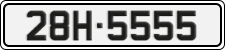 License plate of Vietnam, Cars