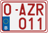 License plate of Belgium, Regular plates (2010)