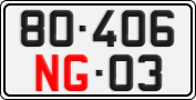 License plate of Vietnam, Diplomatic