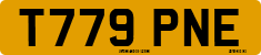 License plate of the United Kingdom, 1983 year system