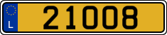 License plate of Luxembourg, Vanity Plates