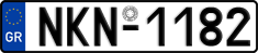 License plate of Greece, Cars