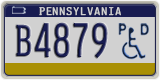 Pennsylvania, Vehicles for disabled persons