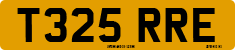 License plate of the United Kingdom, 1983 year system