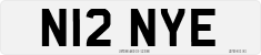 License plate of the United Kingdom, 1983 year system