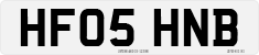 License plate of the United Kingdom, 2001 year system
