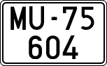 License plates of Spain, 1900 year series