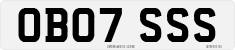 License plate of the United Kingdom, 2001 year system