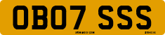 License plate of the United Kingdom, 2001 year system