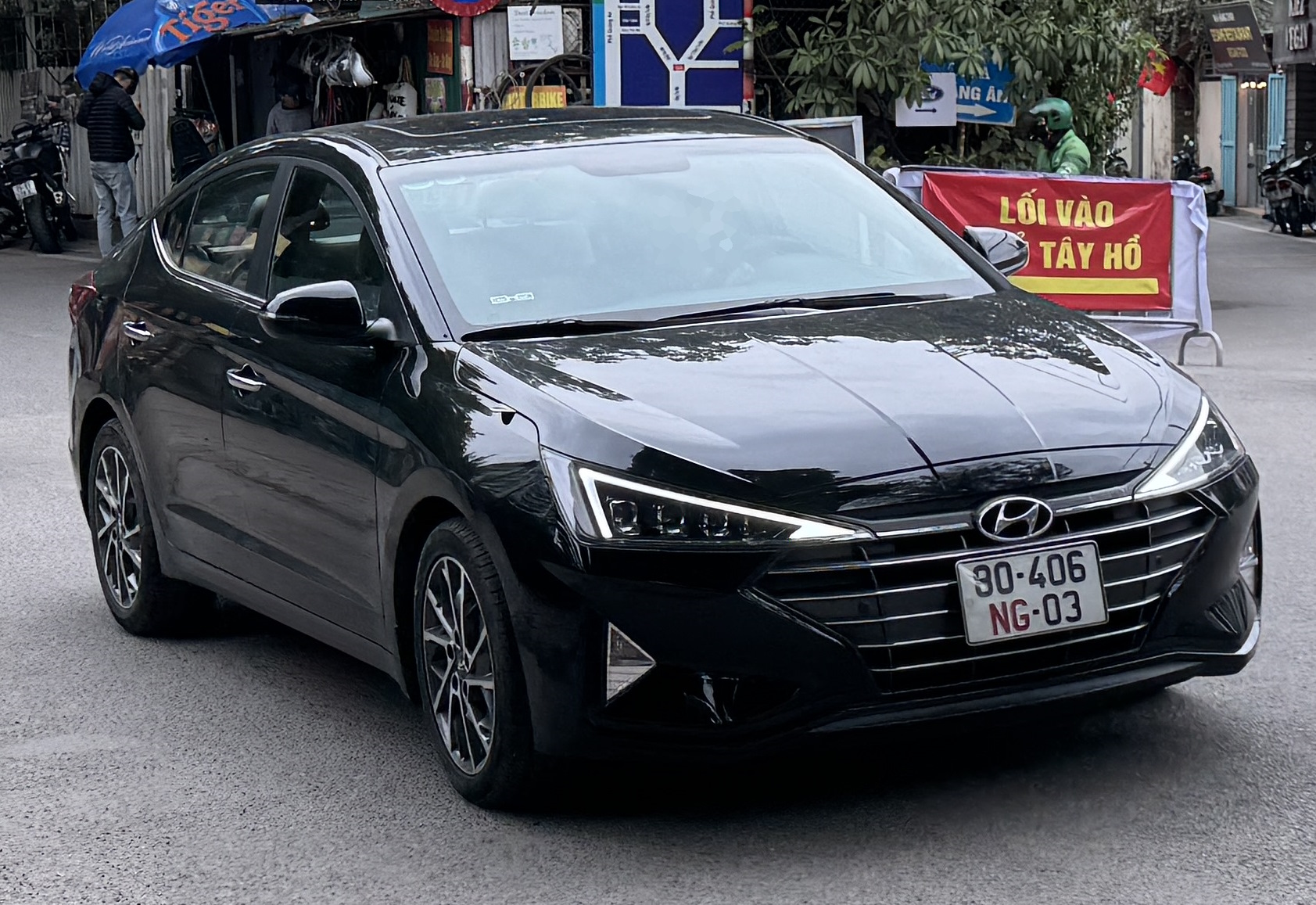 80-406-NG-03, Hyundai Elantra 6th gen Sedan (AD), facelift, 2018–2020