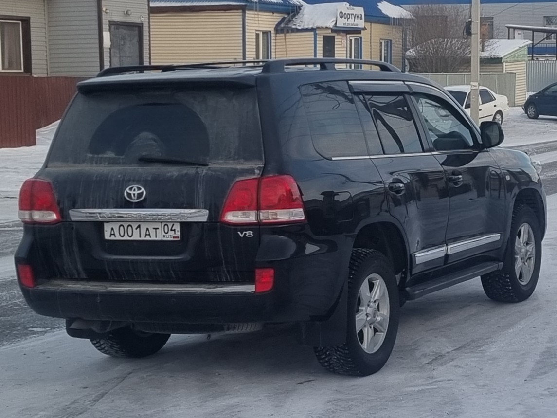 а 001 ат 04, Toyota Land Cruiser 200 (J200), 2007–2011