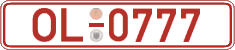 German license plate, Red license plates