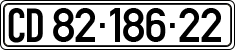 License plate of Israel, Diplomatic