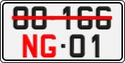 License plate of Vietnam, Diplomatic