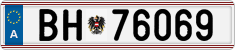 License plate of Austria, Official services and consulates